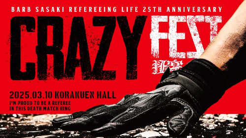 Barb Sasaki Refereeing Life 25th Anniversary Crazy Fest 3/10/2025 Full Show