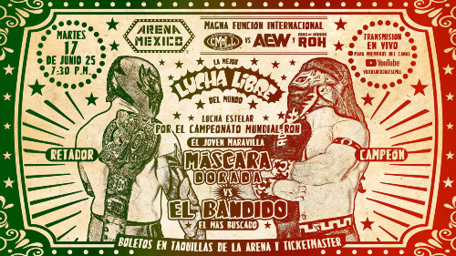 CMLL vs. AEW & ROH (6/17/2025) Full Show Replay Online