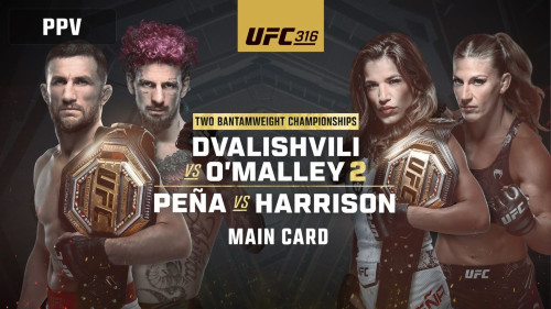 UFC 316: Dvalishvili vs O’Malley 2 – 7 June 2025 Live